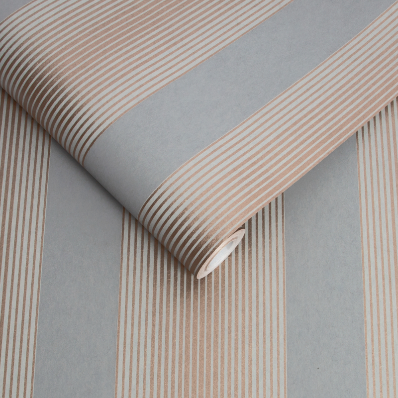 Lagom Stripe Grey/ Rose Gold