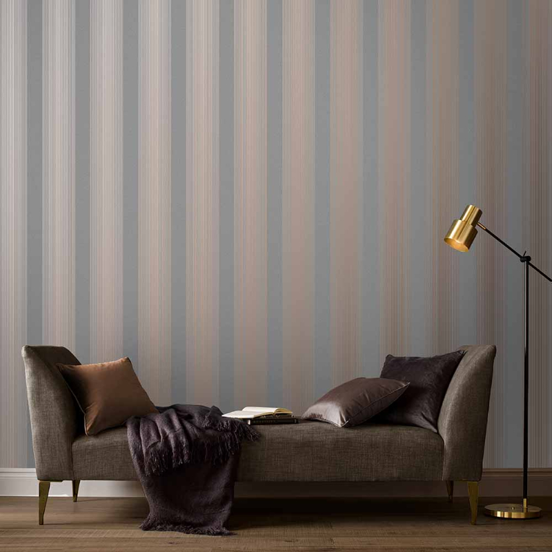 Lagom Stripe Grey/ Rose Gold