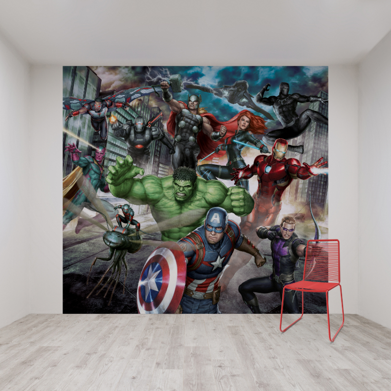 Marvel Avengers Assemble Mural