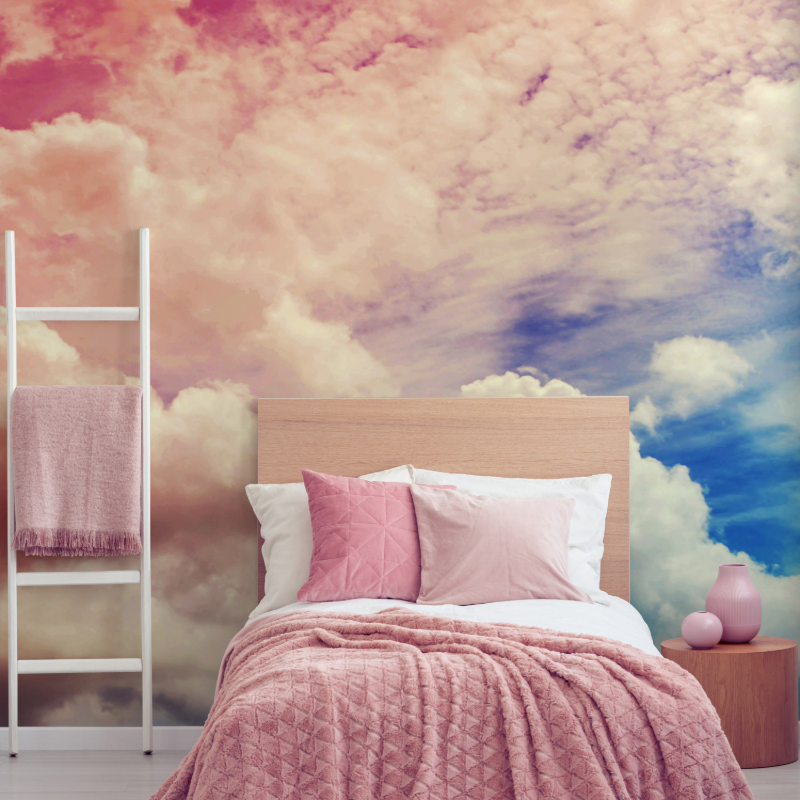 Ombre Cloud Mural