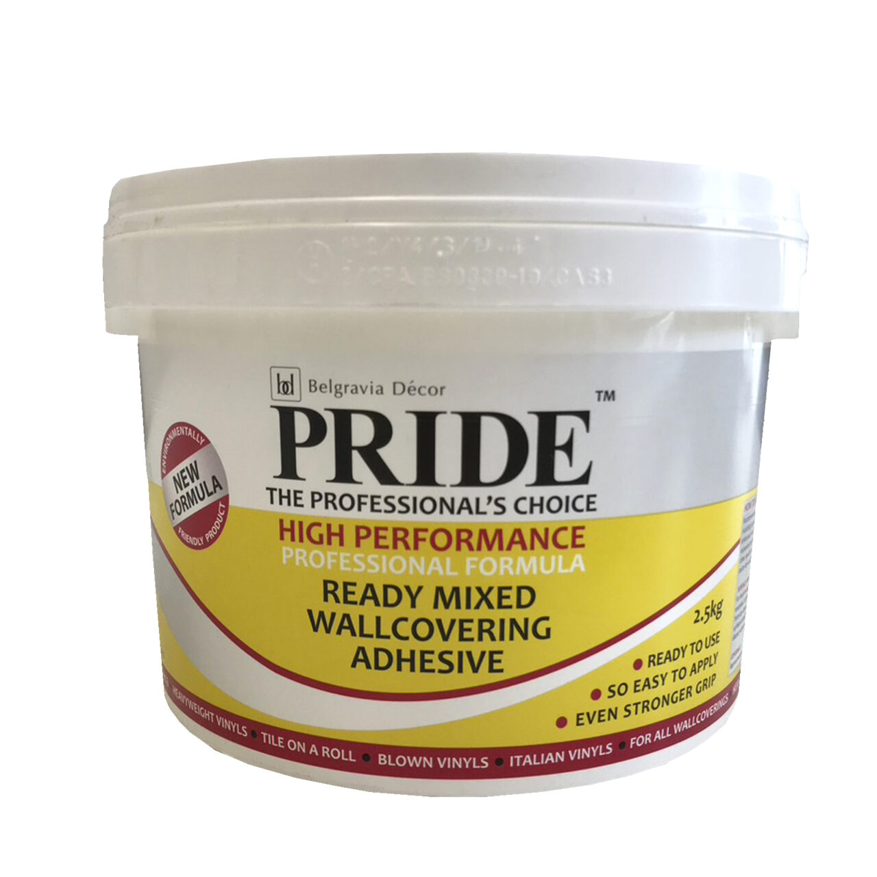 Pride Ready Mixed Wallpaper Adhesive 2.5kg