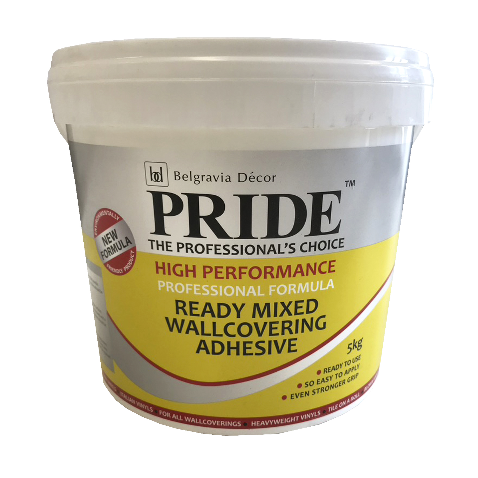 Pride Ready Mixed Wallpaper Adhesive 5kg | Wallpaper Emporium