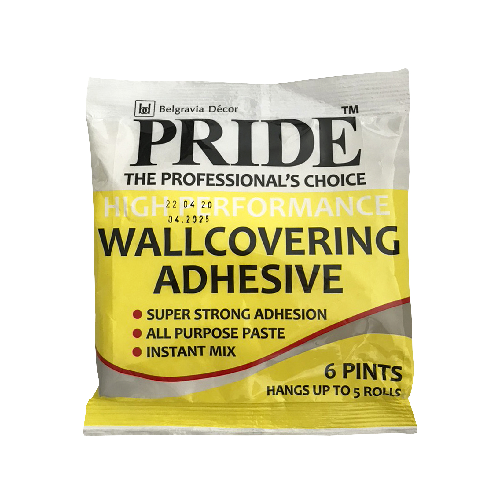 Pride Wallcovering Adhesive 6 Pint