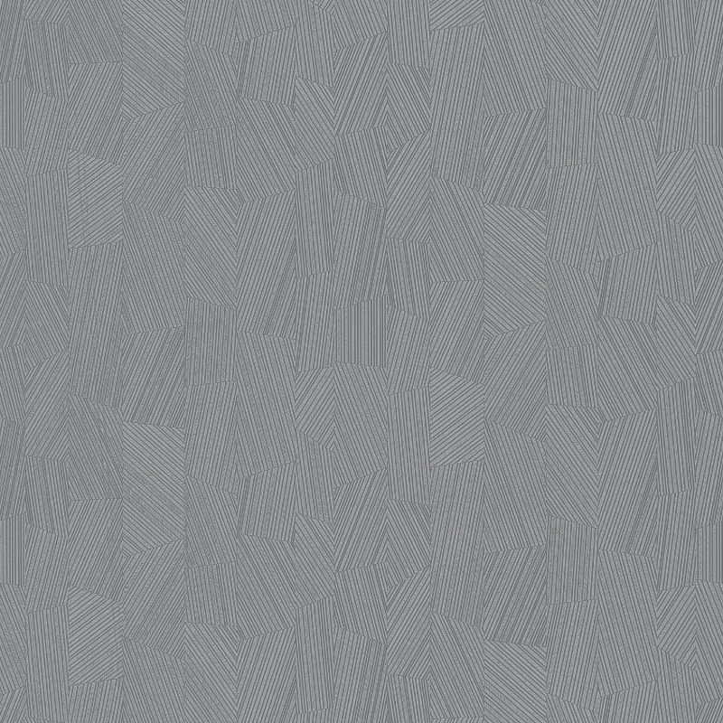 Striped Facets - MU3007 Grey