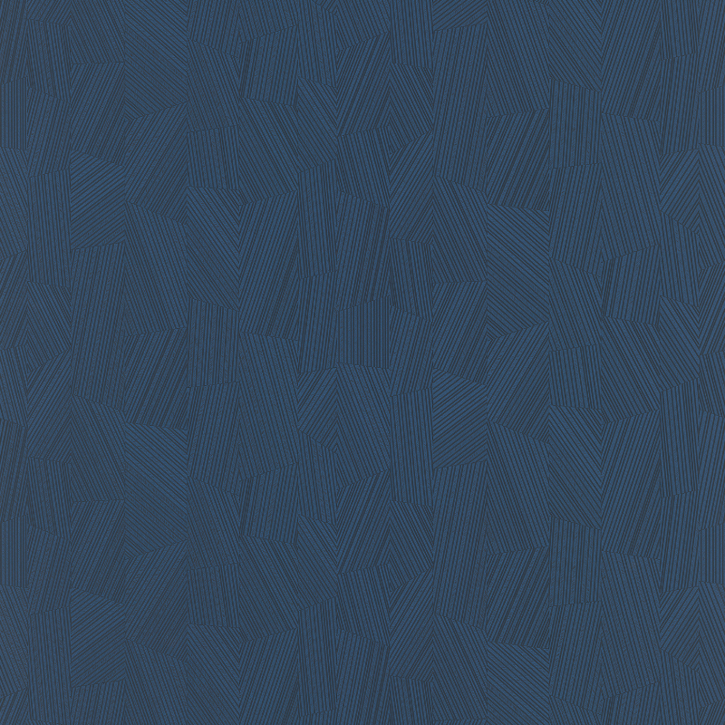 Striped Facets - MU3008 Blue