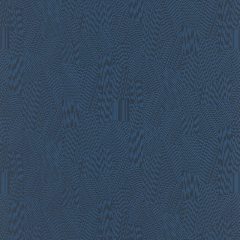 Striped Facets - MU3008 Blue