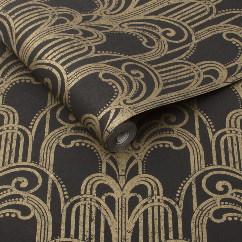 Art Deco Black/gold