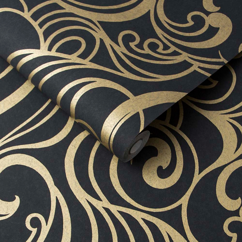 Hula Swirl Gold Noir