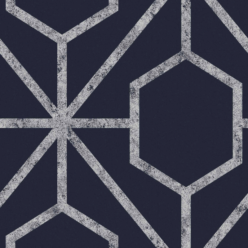 Rinku Navy & Silver - Image 3