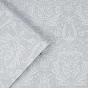 Heraldic Damask Slate Grey