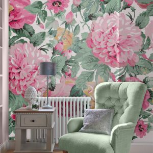 Aveline Mural Rose