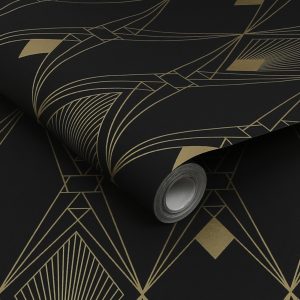 Deco Geometric Black