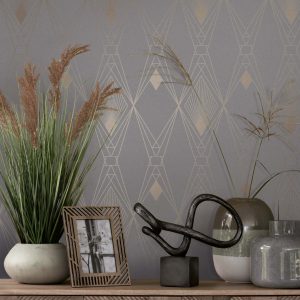 Deco Geometric Grey