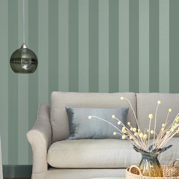Lille Pearlescent Stripe Jade Green - Image 2