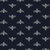 Block Print Bee French Navy - Image 3
