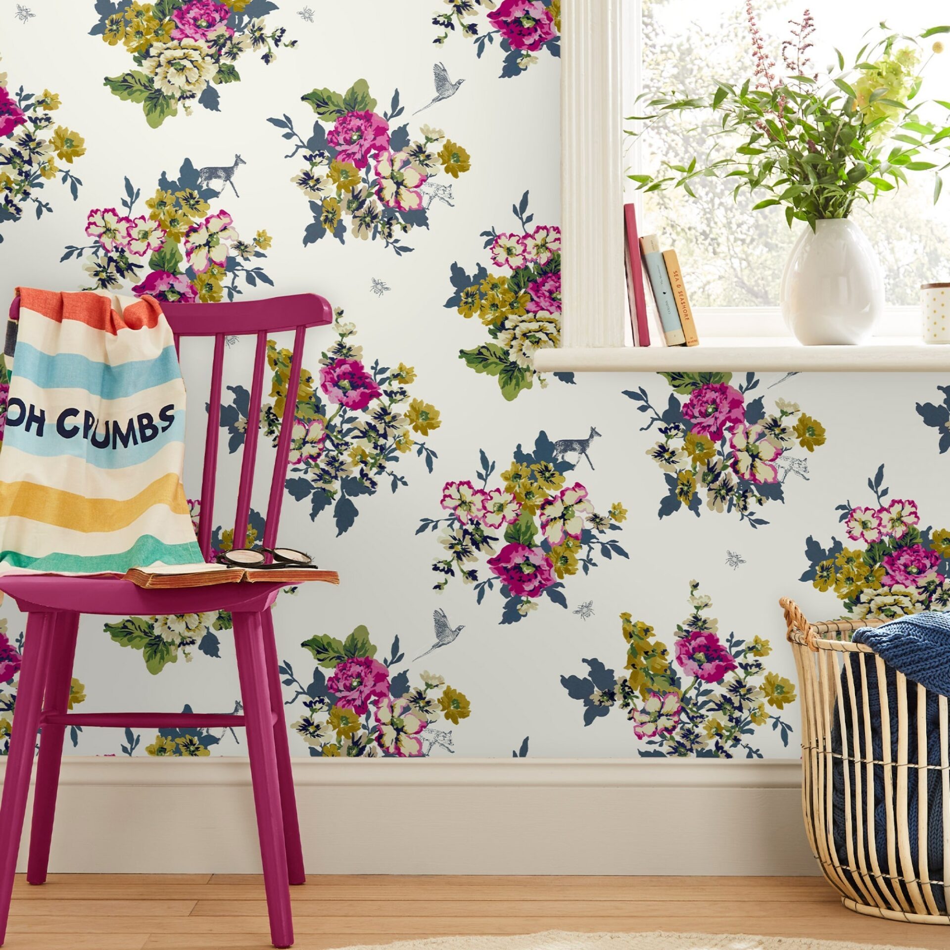 Joules Floral Crème - Image 2