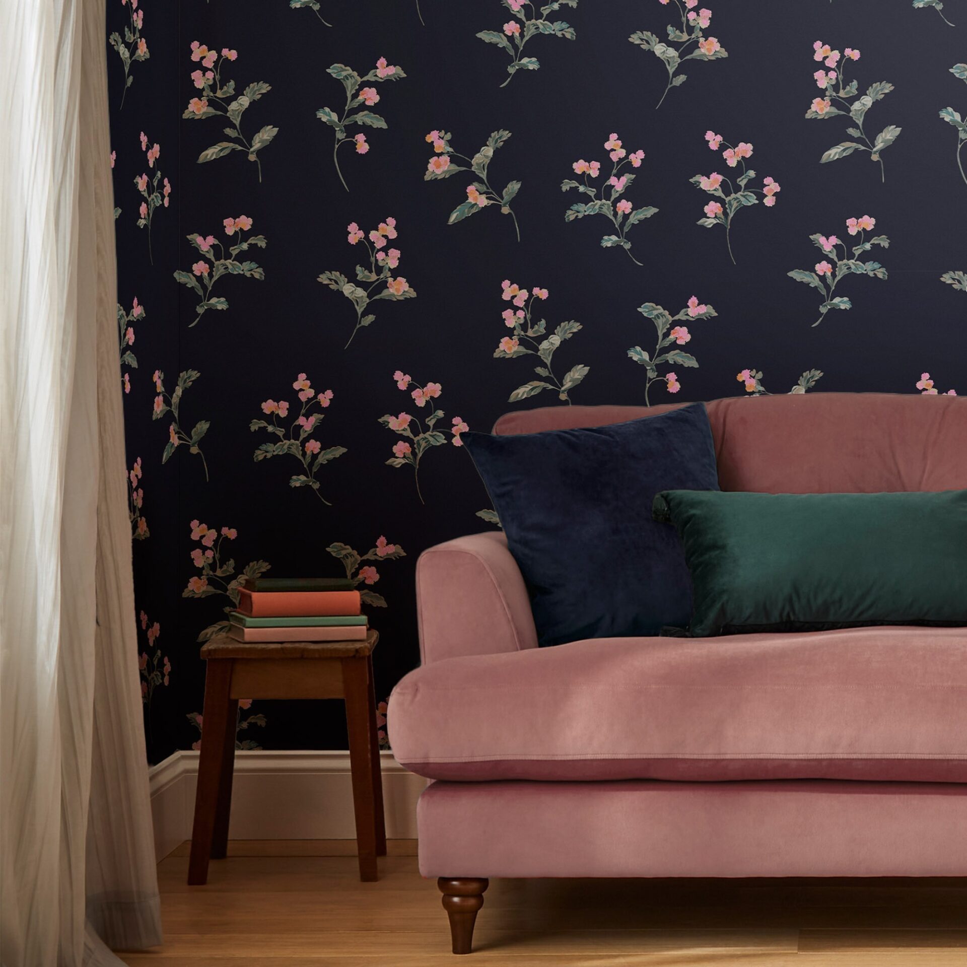 Swanton Floral Midnight Navy - Image 2