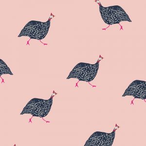 Guinea Fowl Blush Pink