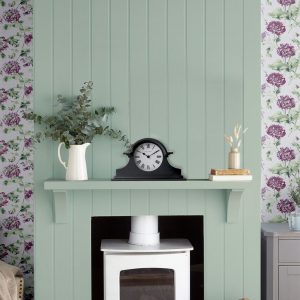 Charcoal Grey Edith Mantel Clock