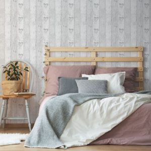 Plank Love Heart Grey