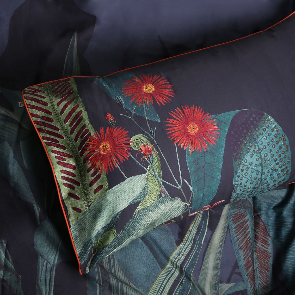 Tigerlily Midnight Duvet Cover Set | Wallpaper Emporium