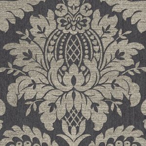 Archive Damask - Black & Gold