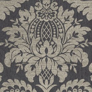 Archive Damask - Black & Gold