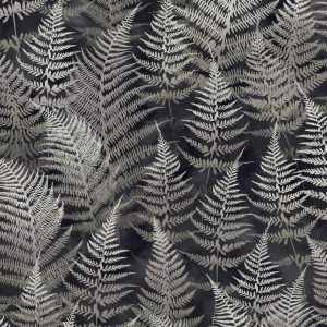 Woodland Fern Charcoal up-close