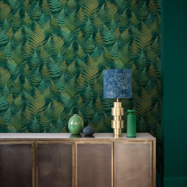 Woodland Fern Emerald roomset