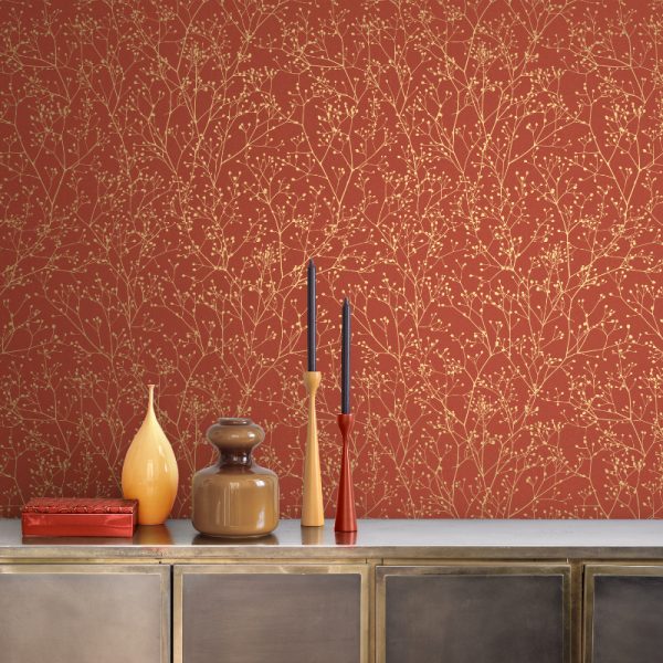 Gypsophila Paprika & Gold roomset