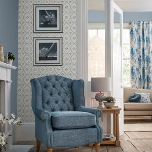 Pinford Trellis - Pale Seaspray Blue