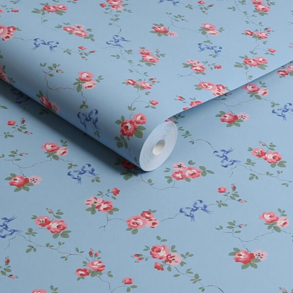 Rose & Bows Blue