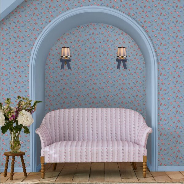 Rose & Bows Blue - Image 2