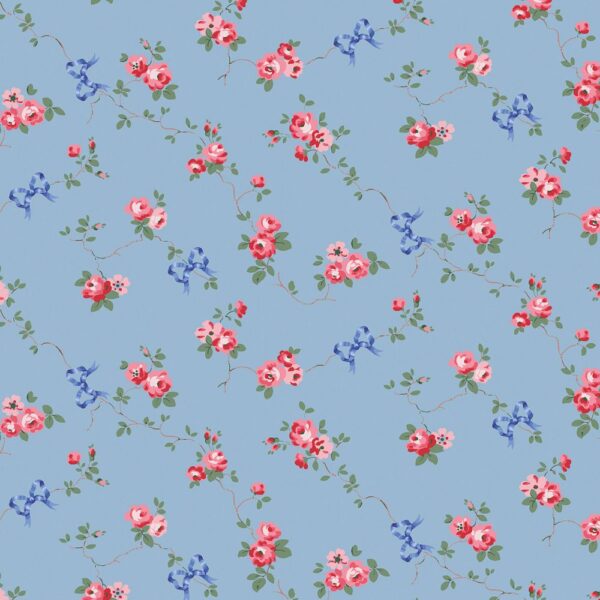 Rose & Bows Blue - Image 3