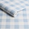 Painted Gingham Blue