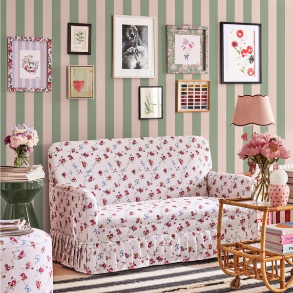 Canopy Stripe Green & Pink - Image 2
