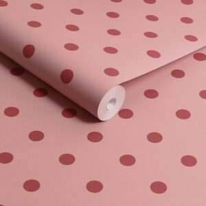 Button Spot Pink & Red