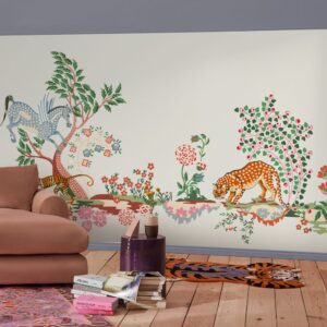 Painted Kingdom Cream Fixed Size Mural