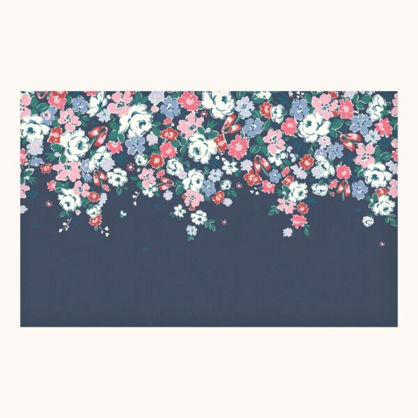 Clifton Floral Navy Fixed Size Mural - Image 2