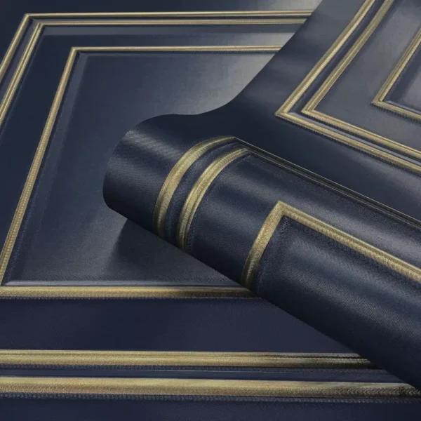 Amara Panel Navy/Gold
