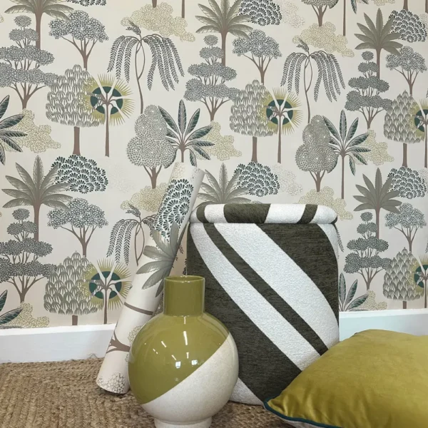 Akiko Floral Green - Image 2