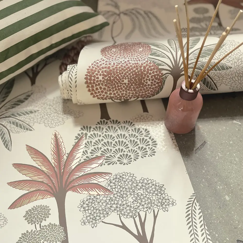 Akiko Floral Pink/Green