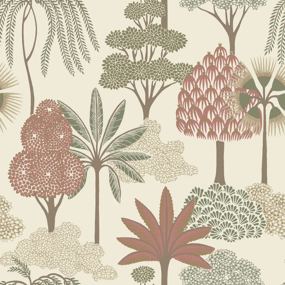Akiko Floral Pink/Green - Image 3