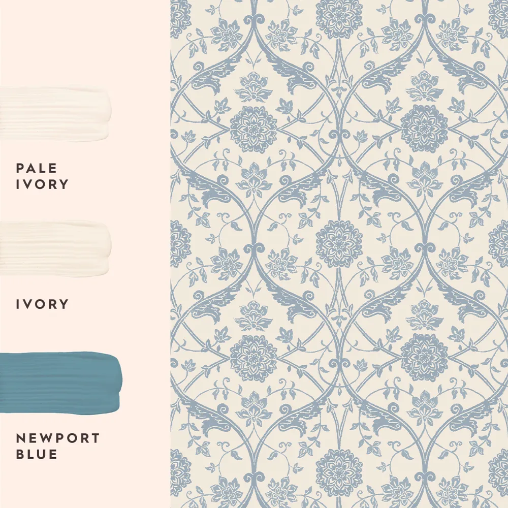Endale Trellis Newport Blue - Image 4