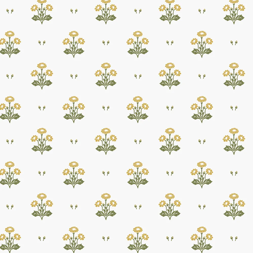 Harthill Daisy Ochre Yellow - Image 3