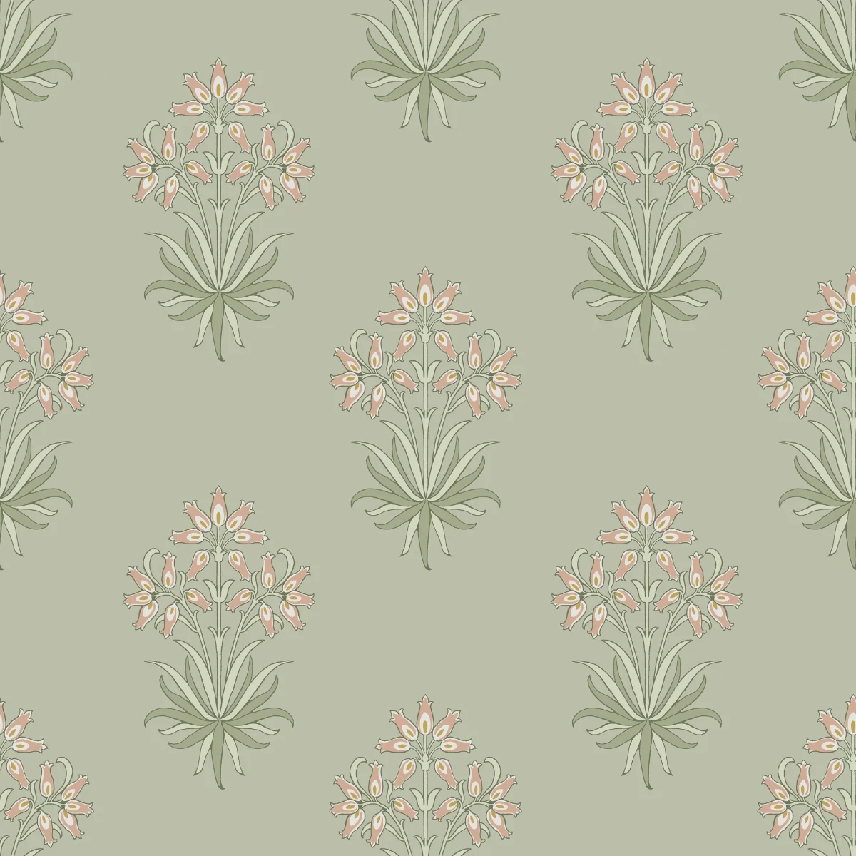 Hyacinth Flower Peony & Sage - Image 3