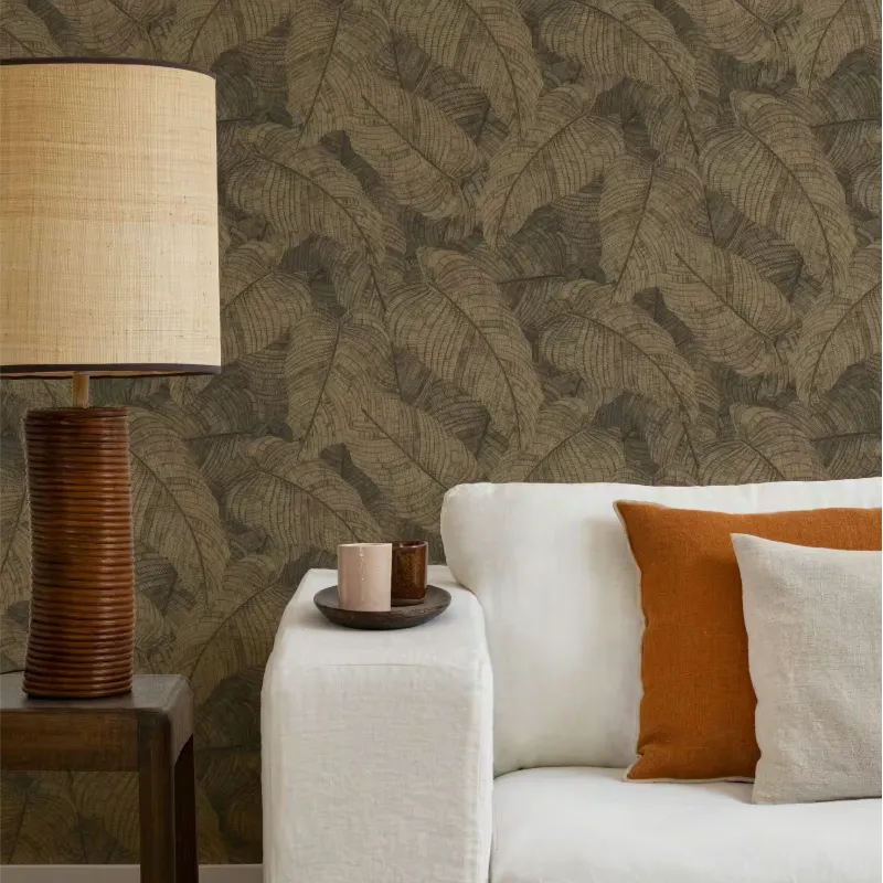 Amara Leaves Brown & Brass - Image 3