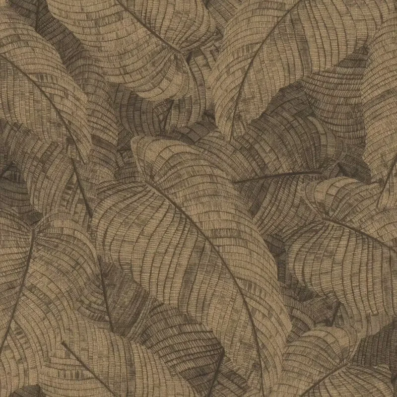 Amara Leaves Brown & Brass - Image 2