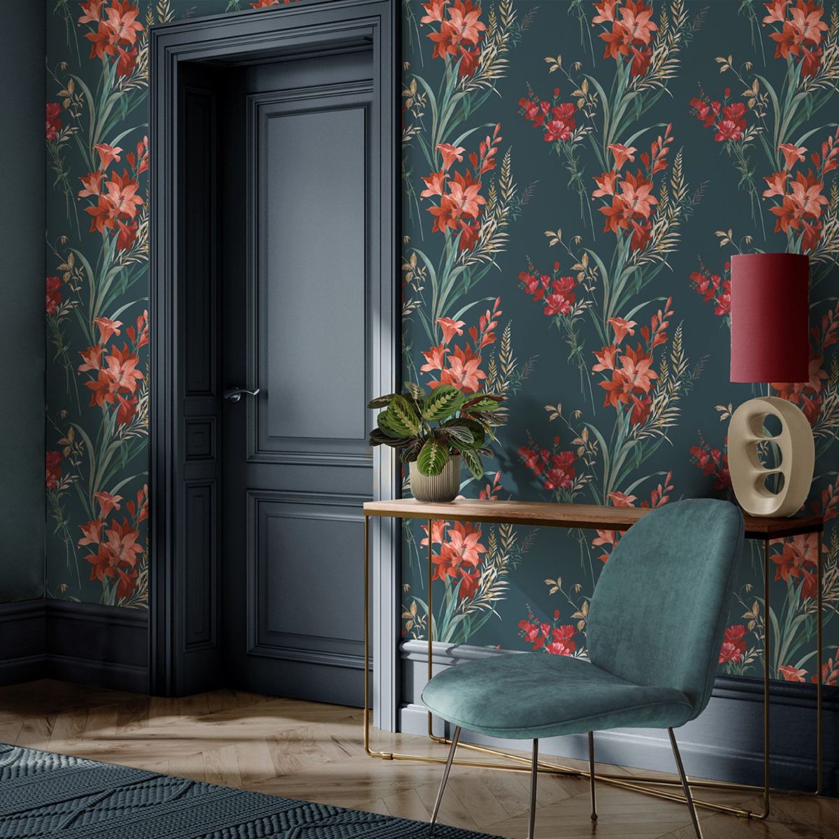 Thalia Teal roomset