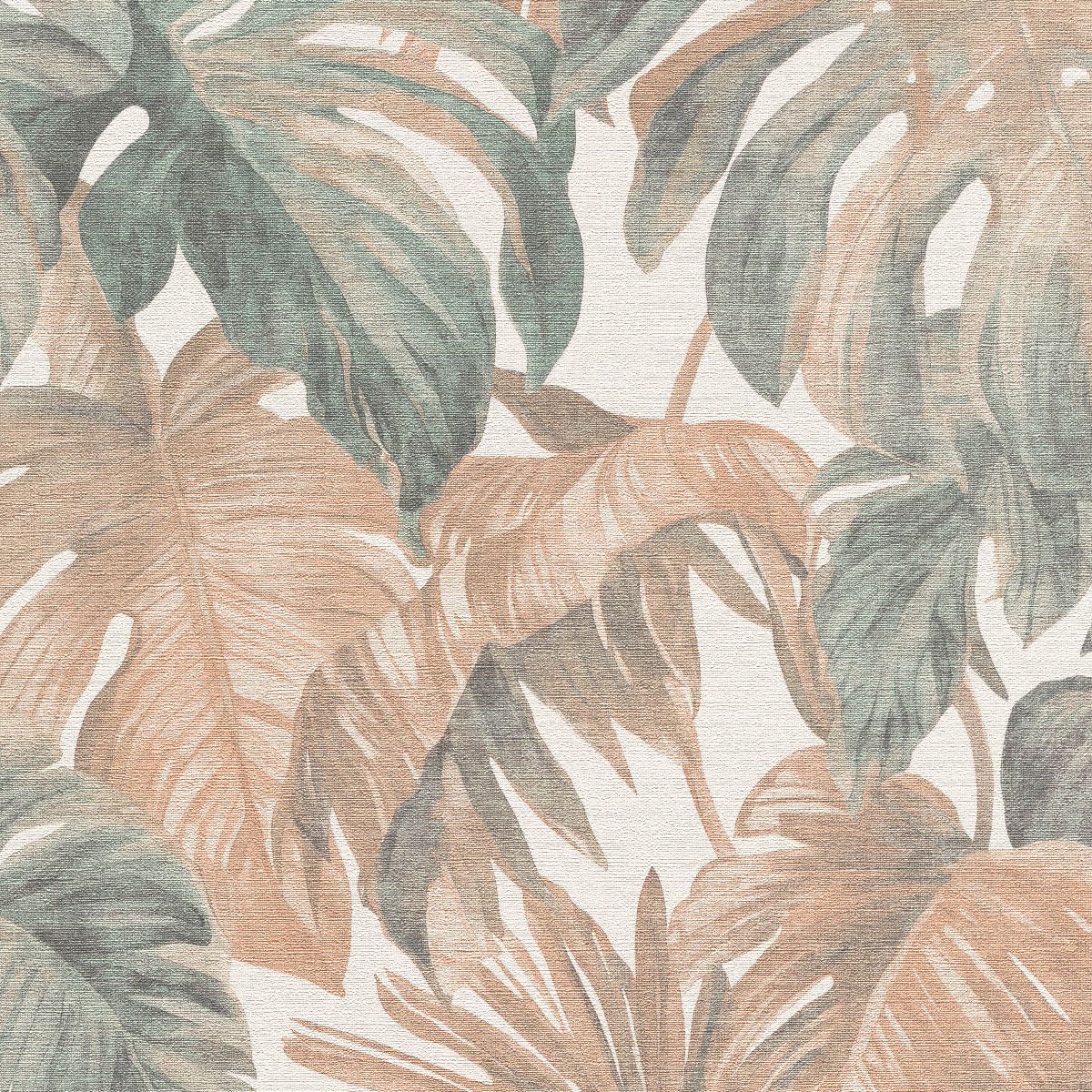 Mistry Monstera Leaves Brown tile